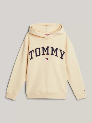 Tommy Hilfiger Varsity Hoodie mit aufgesticktem Logo COUNTRY IVORY New