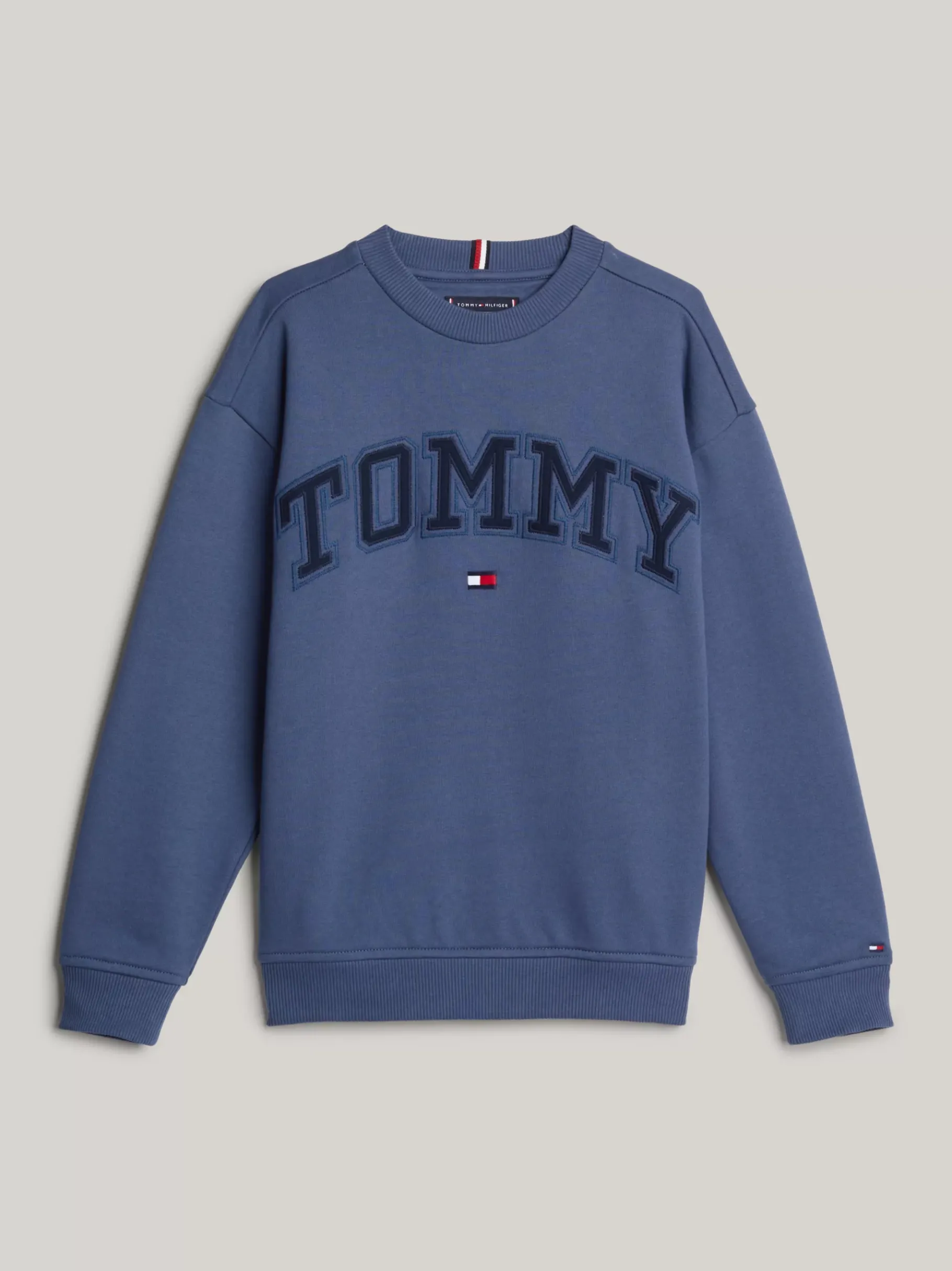 Tommy Hilfiger Varsity Rundhals-Sweatshirt mit Logo AEGEAN SEA Fashion