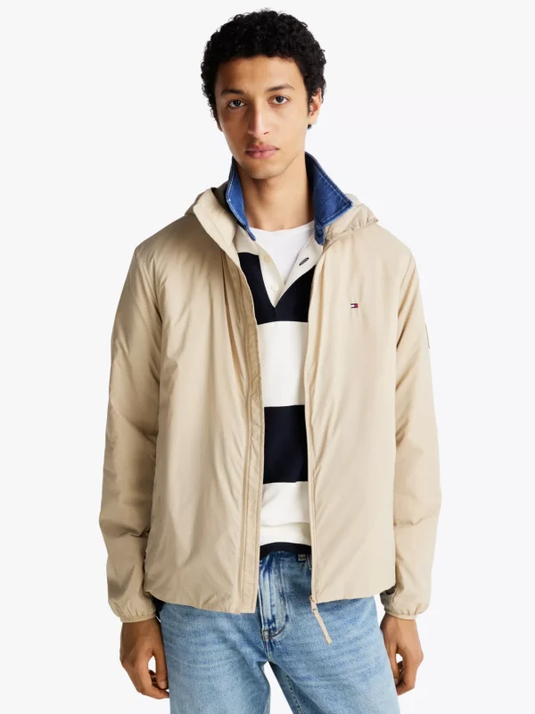 Tommy Hilfiger Verstaubare Jacke SANDALWOOD Discount