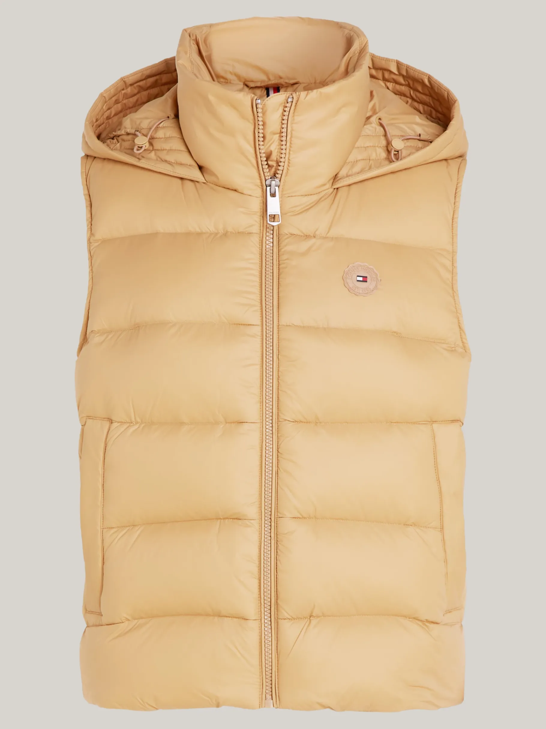 Tommy Hilfiger Wasserabweisende Daunenweste CLASSIC KHAKI Sale