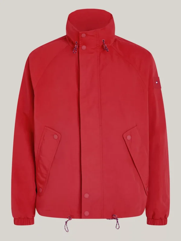 Tommy Hilfiger Wasserabweisende Regatta-Jacke mit Logo-Patch DARK MAGMA Discount