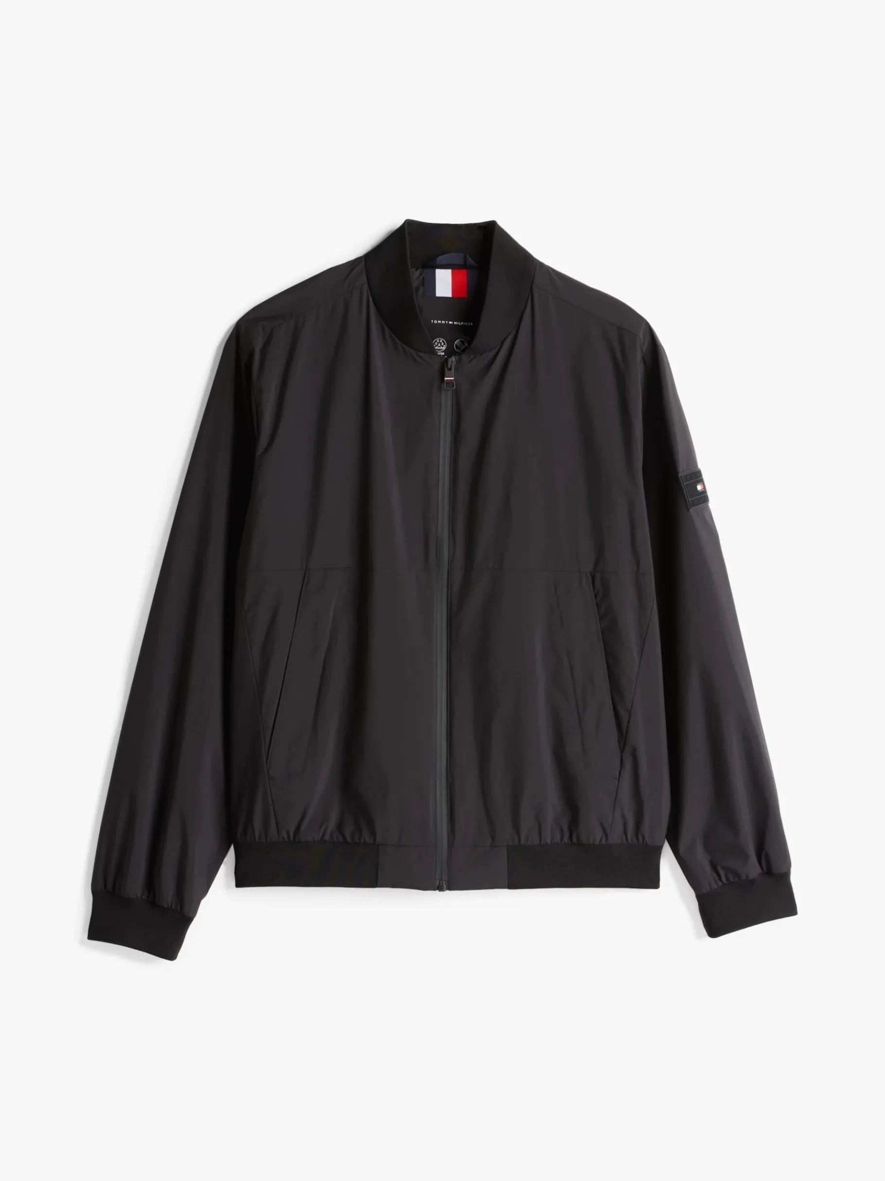 Tommy Hilfiger Wasserabweisende Relaxed Fit Bomberjacke BLACK Shop