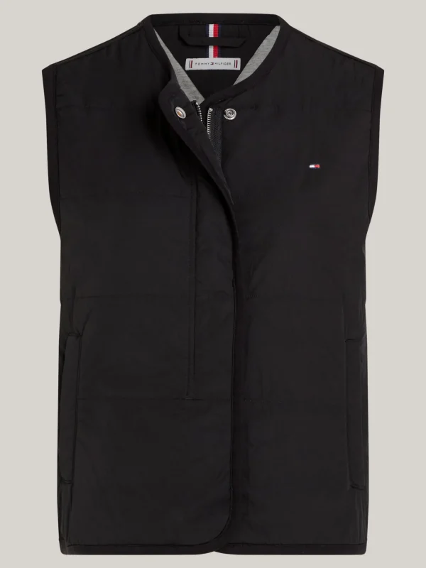 Tommy Hilfiger Wasserabweisende Steppweste mit Jersey-Futter BLACK Hot