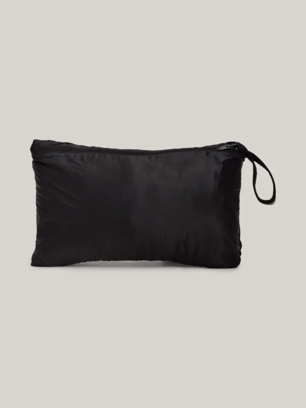 Tommy Hilfiger Wasserabweisende verstaubare Puffer-Jacke BLACK Cheap