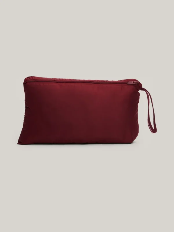 Tommy Hilfiger Wasserabweisende verstaubare Puffer-Jacke DEEP ROUGE Discount