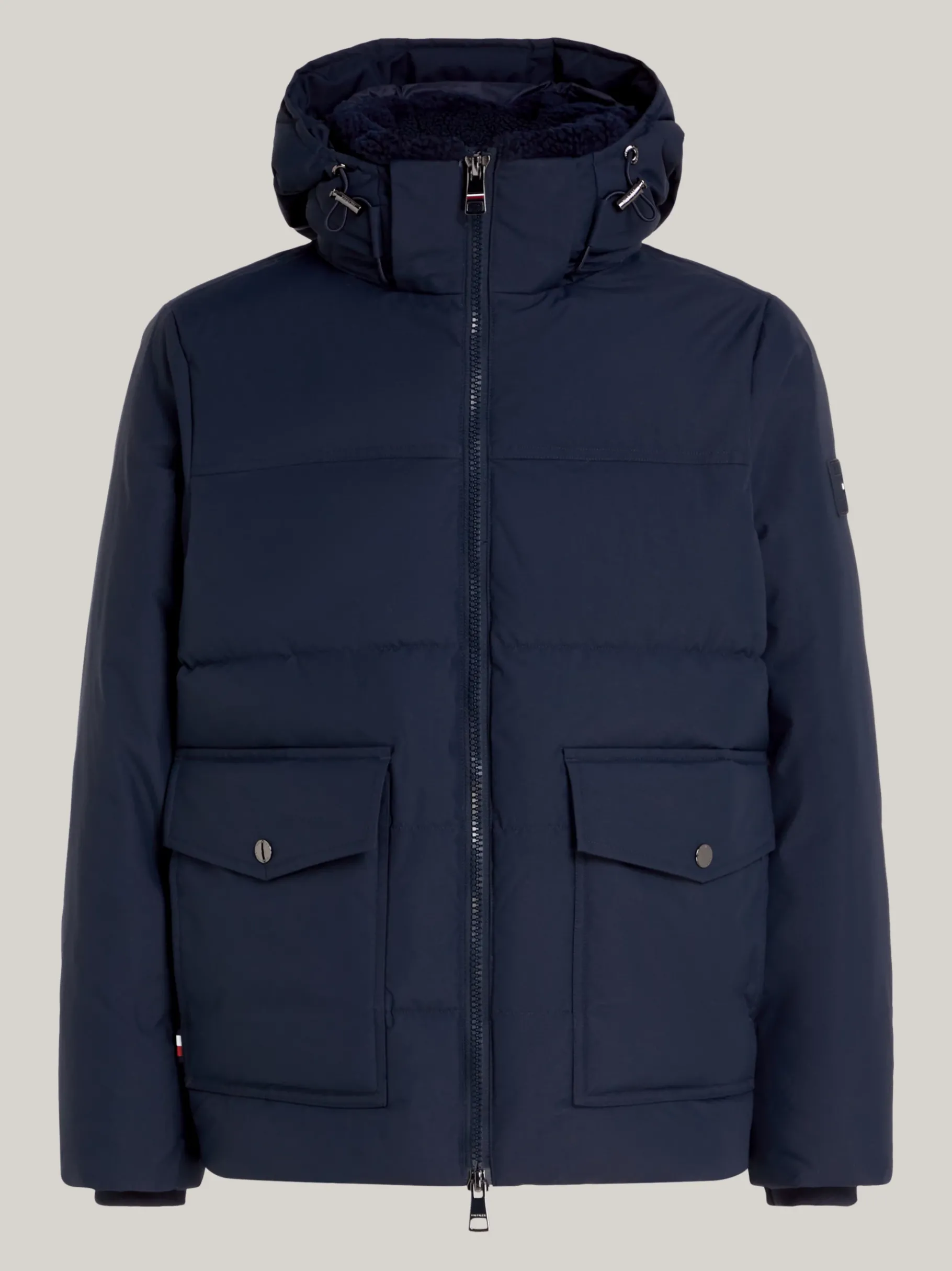 Tommy Hilfiger Wasserabweisende, wattierte Rockie Puffer-Jacke DESERT SKY Best