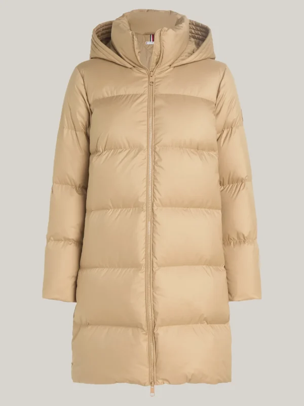 Tommy Hilfiger Wasserabweisender Daunenmantel CLASSIC KHAKI Best Sale