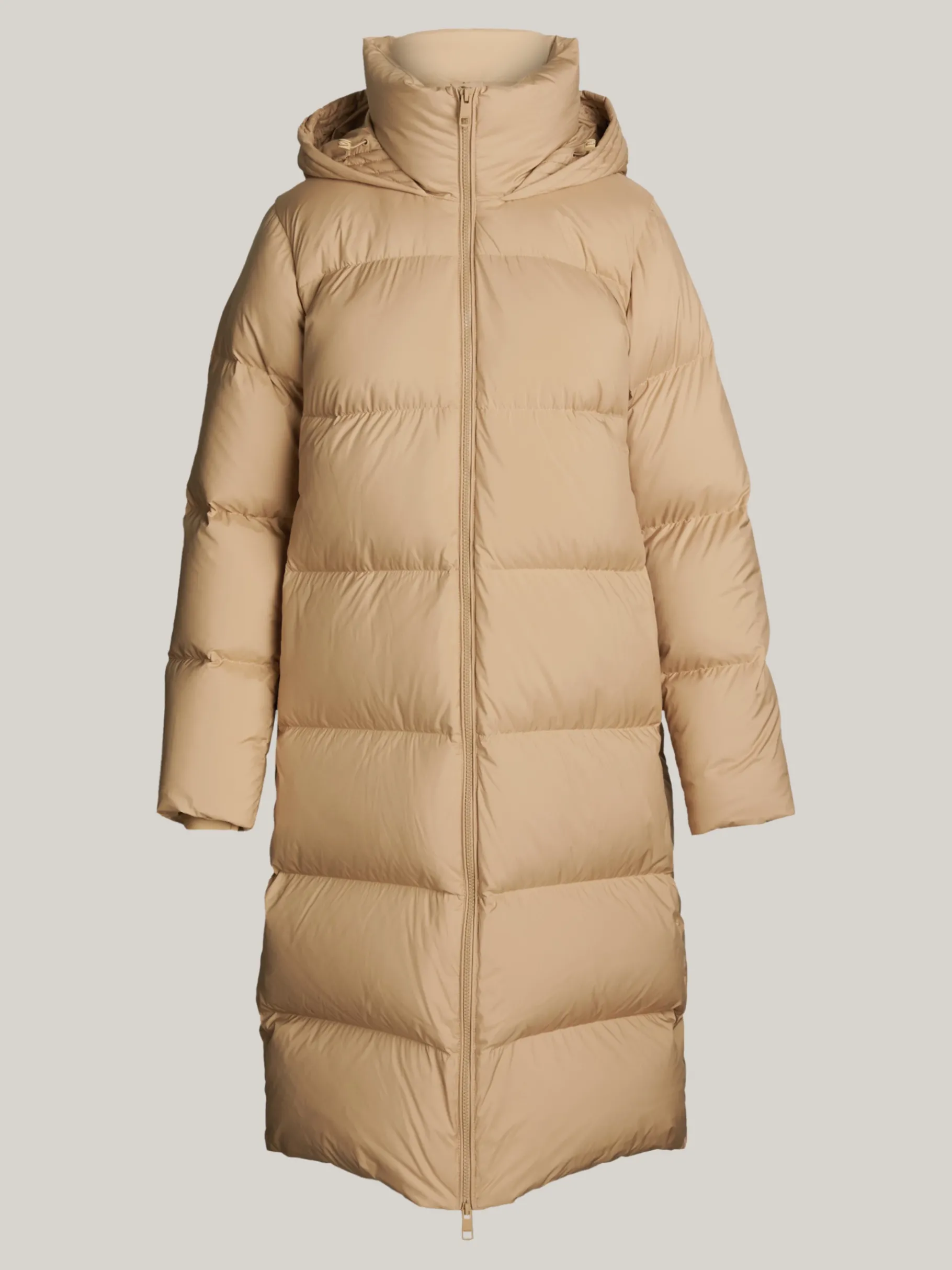 Tommy Hilfiger Wasserabweisender Longline-Daunenmantel CLASSIC KHAKI Flash Sale