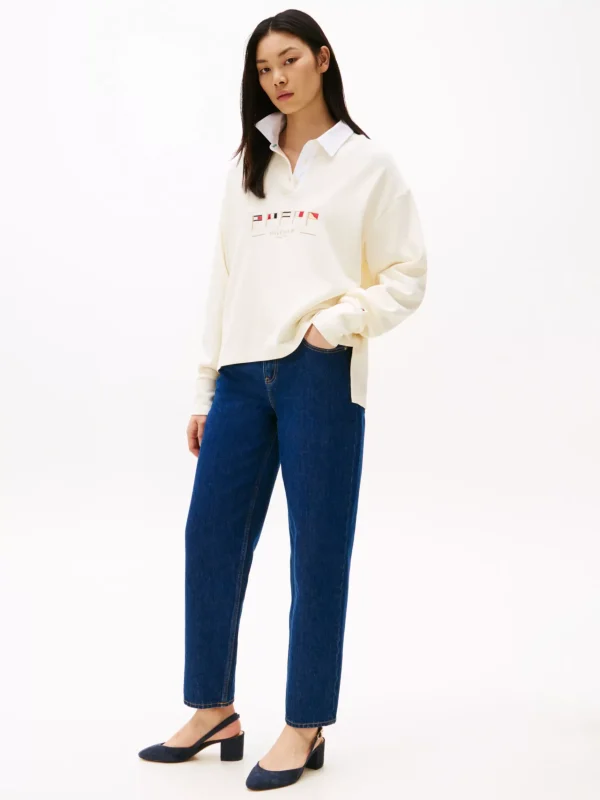 Tommy Hilfiger Wildleder-Slingback mit Blockabsatz SPACE BLUE Best