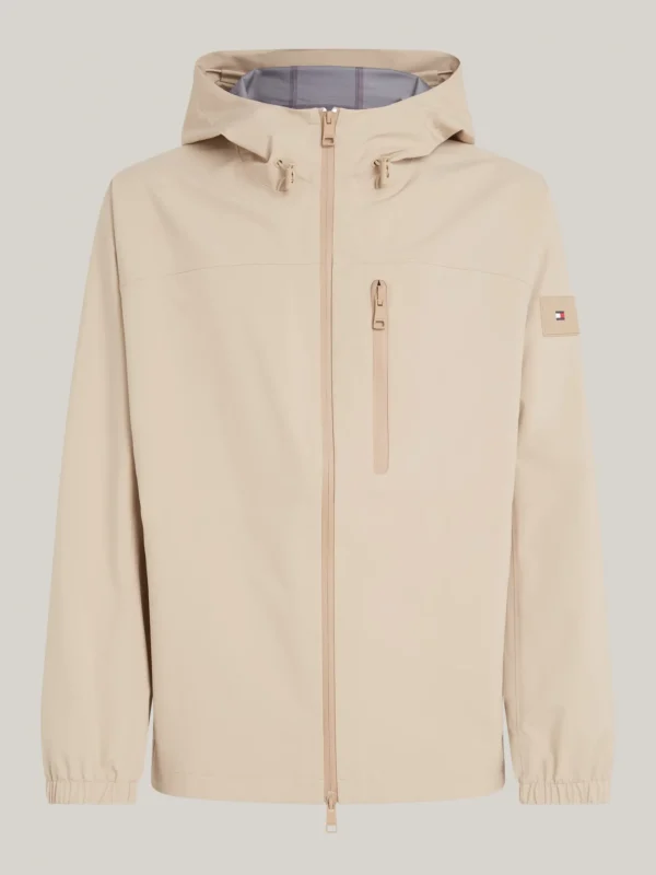 Tommy Hilfiger Winddichte Jacke mit Kapuze BEIGE Sale