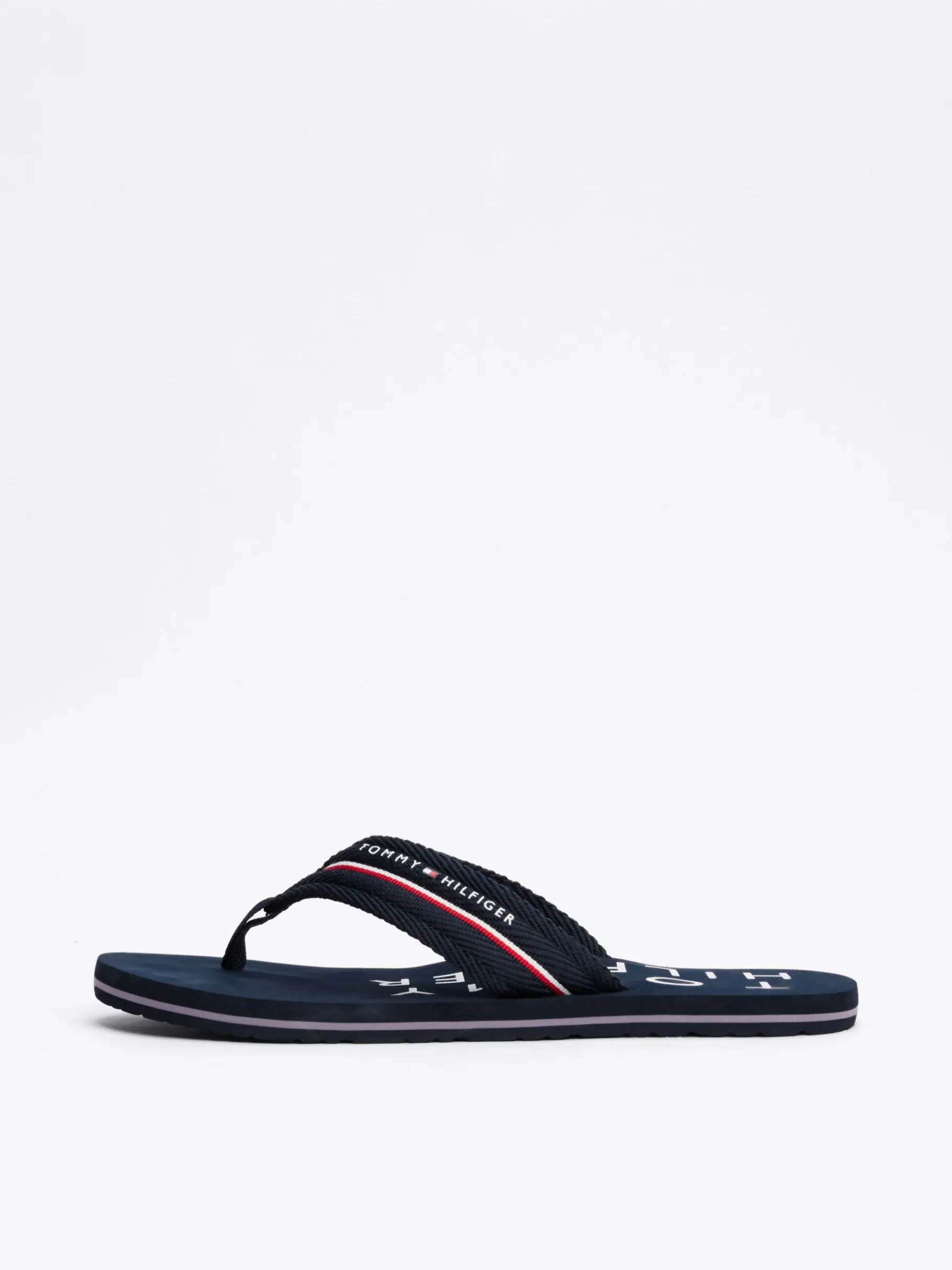 Tommy Hilfiger Zehentrenner mit Branding und Logo-Riemen DESERT SKY Shop