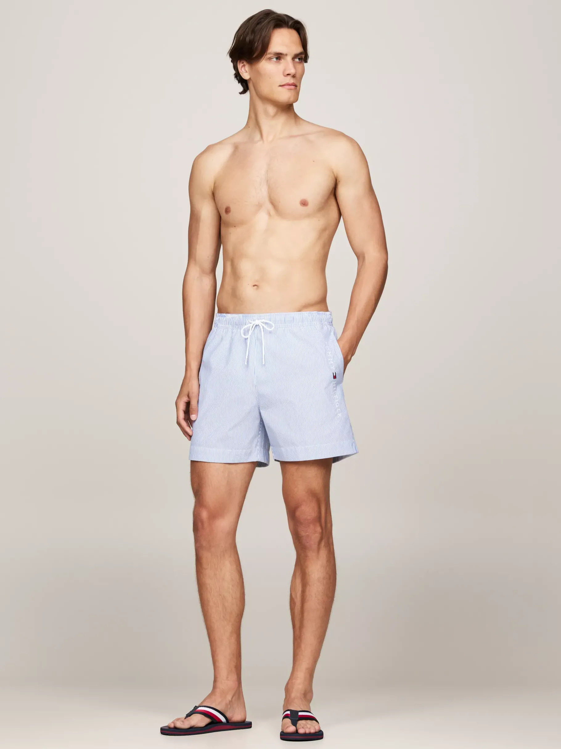 Tommy Hilfiger Zehentrenner mit Tommy-Tape-Riemen DESERT SKY Shop