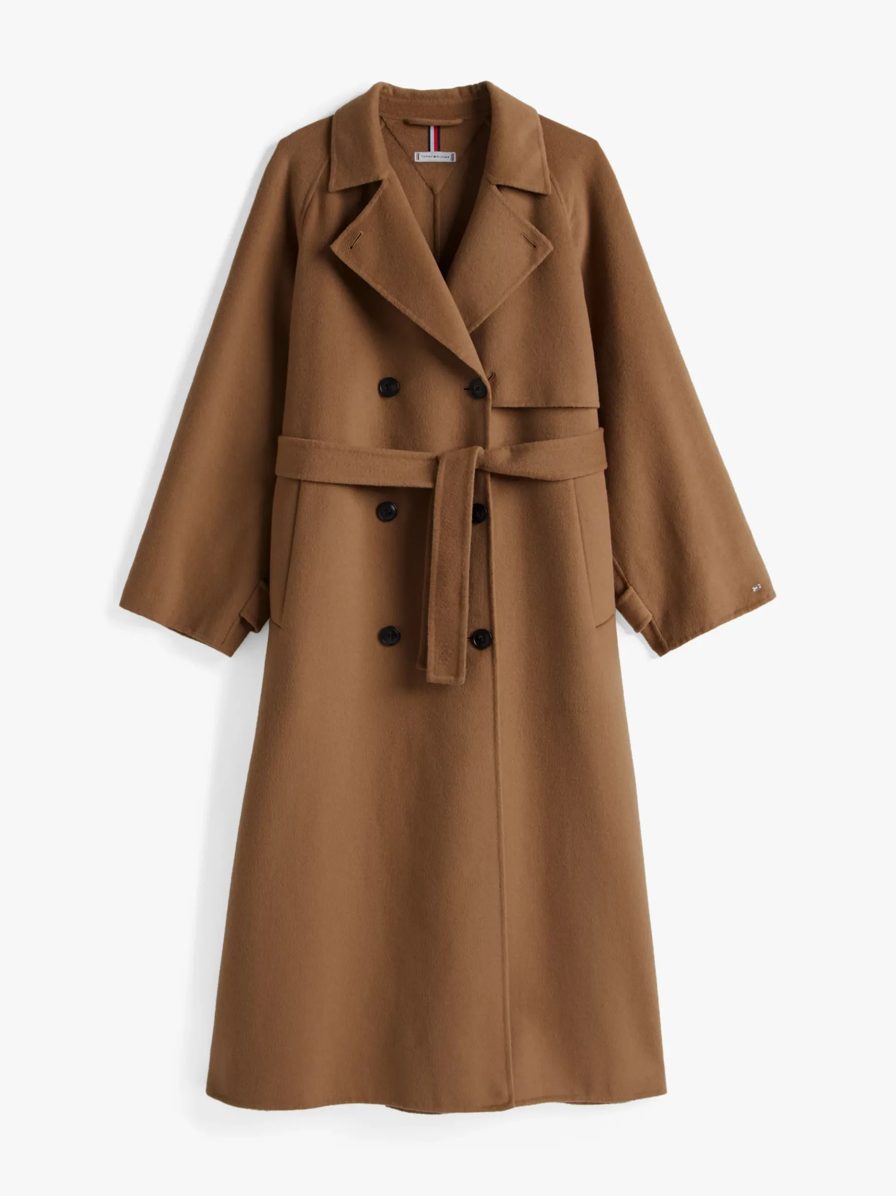 Tommy Hilfiger Zweireihiger Oversized Fit Trenchcoat LIGHT SEPIA BROWN Cheap